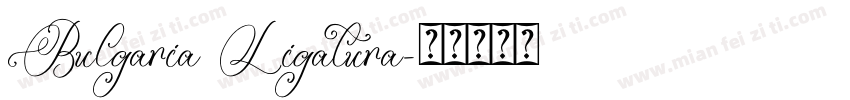 Bulgaria Ligatura字体转换